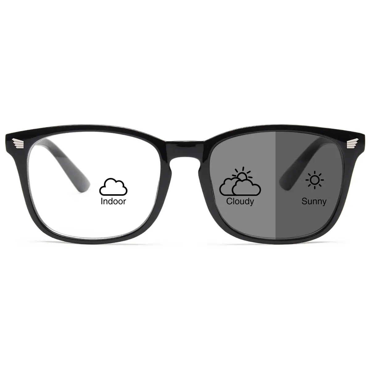 Blinkers Zenith Photochromic Blue Light Blocking Glasses (Single Pack) - Black