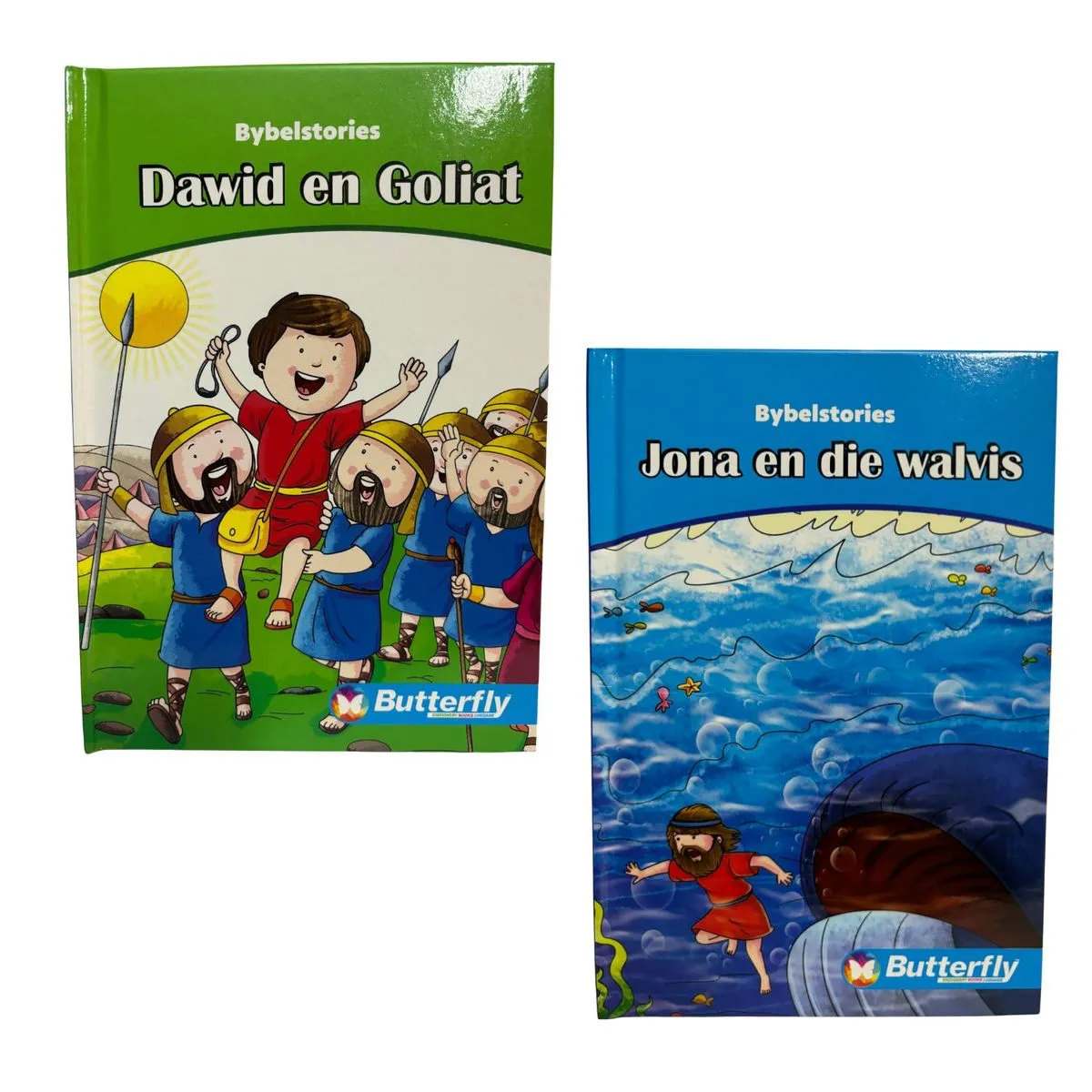 Afrikaanse Bybelstories - Dawid en Goliat en Jona en die walvis - 2 Bundel