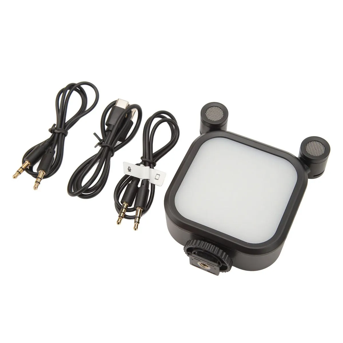 Mic+Light Combo with 10 Brightness Levels Daily Use