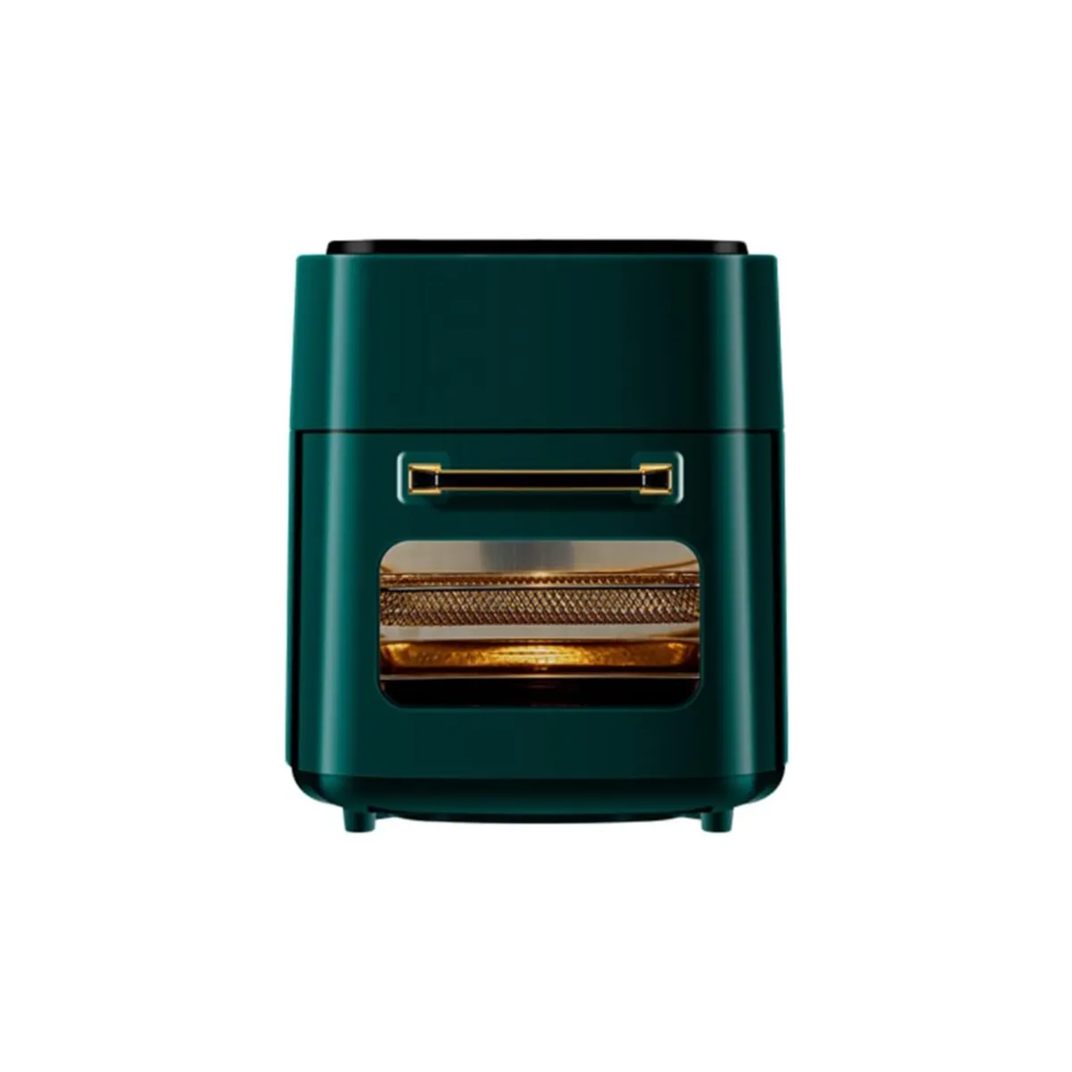 15L 1400W Air Fryer Oven with Grill, Transparent Window & Touchscreen - Green