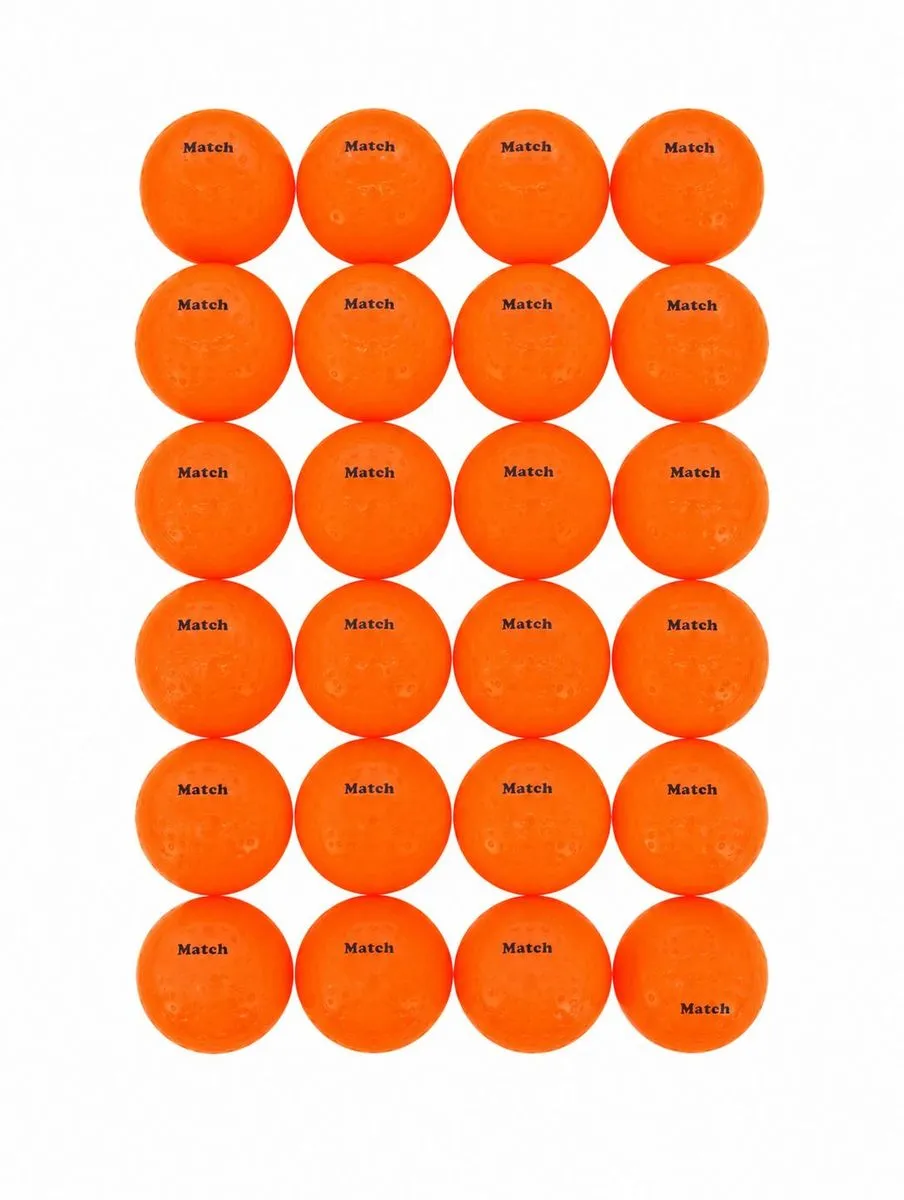 Hockey Balls Dimple Match - Orange Bulk24
