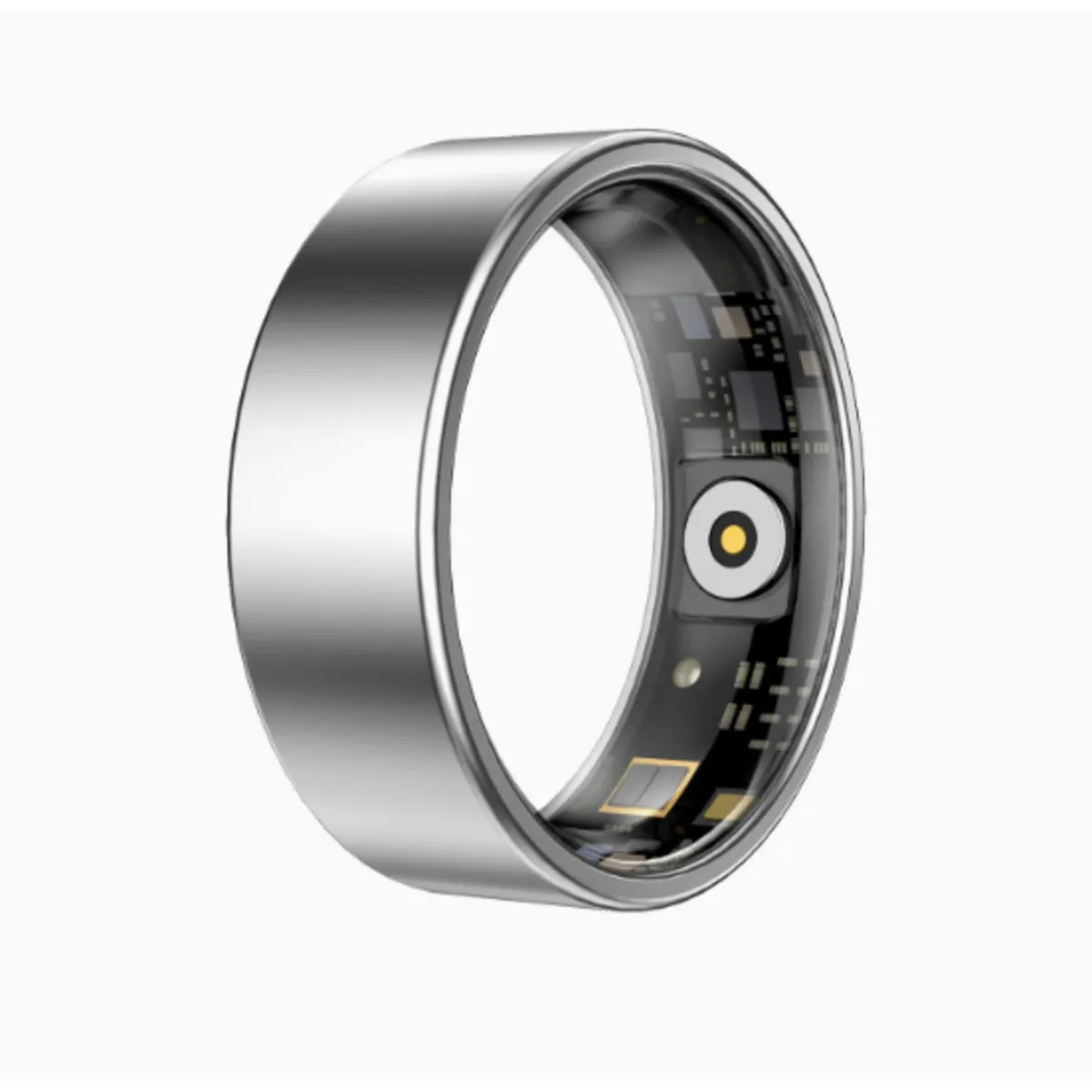 Smart Fitness Ring with Heart Rate and Sleep Tracking Silver