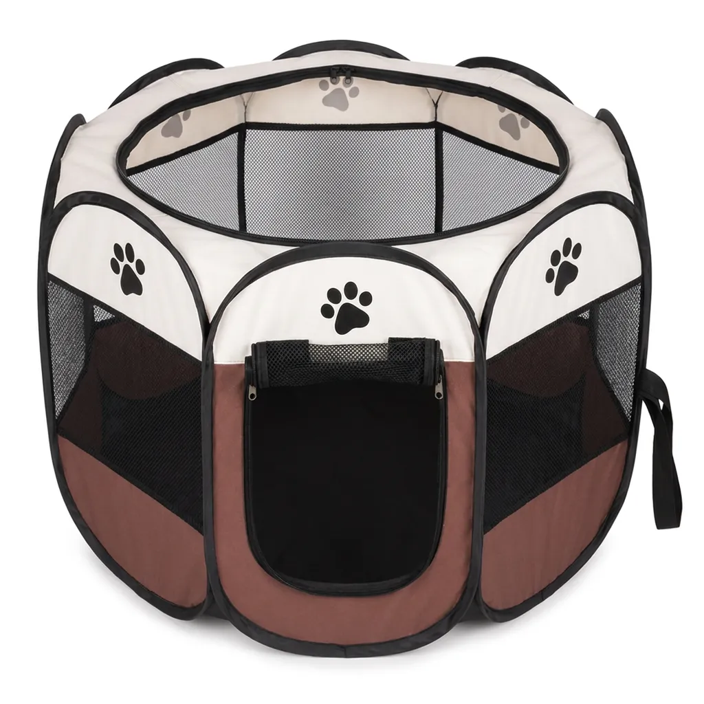 Large Foldable Pet Playpen Dog Cat Puppy Kennel Tent Indoor Outdoor