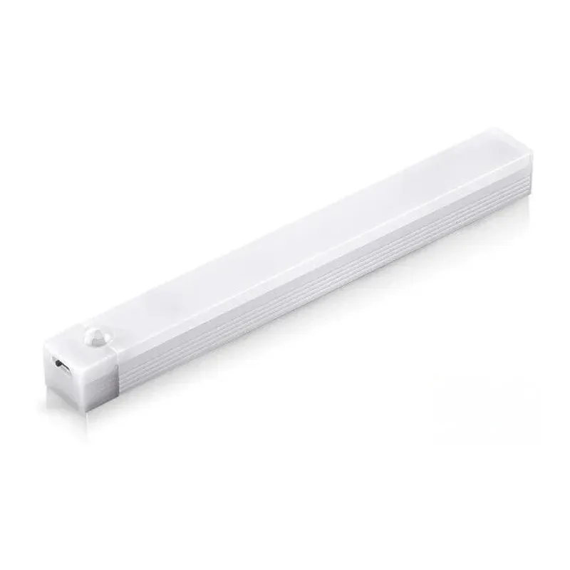 20cm Rechargeable Motion Sensor LED Bar Light with Dimmable Night Light - White