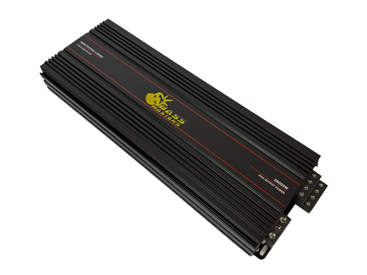Bassmasters Bass Station 4.2800X 4 Channel Amplifier 26000W