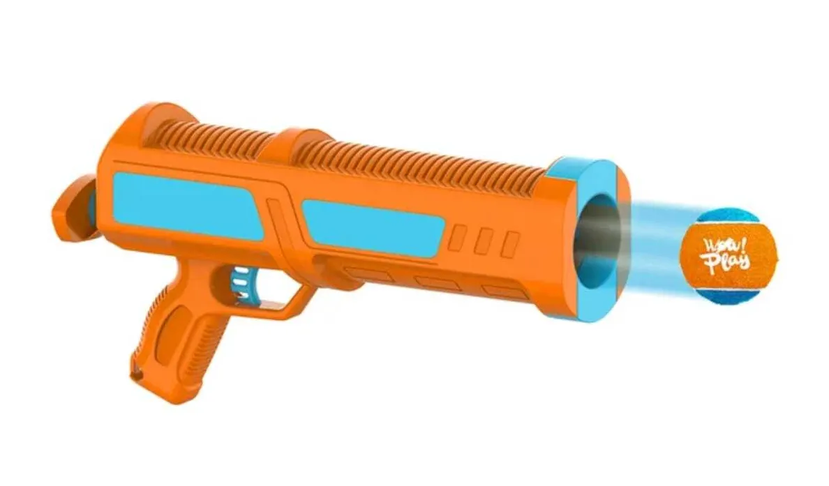 Kideo Interactive Dog Ball Launcher Toy Set - Includes Tennis Balls