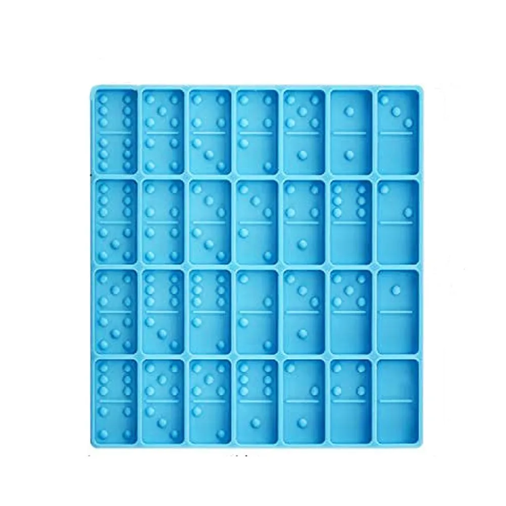 Epoxy Domino Mold Resin Casting Clay Molds Silicone Domino Mold