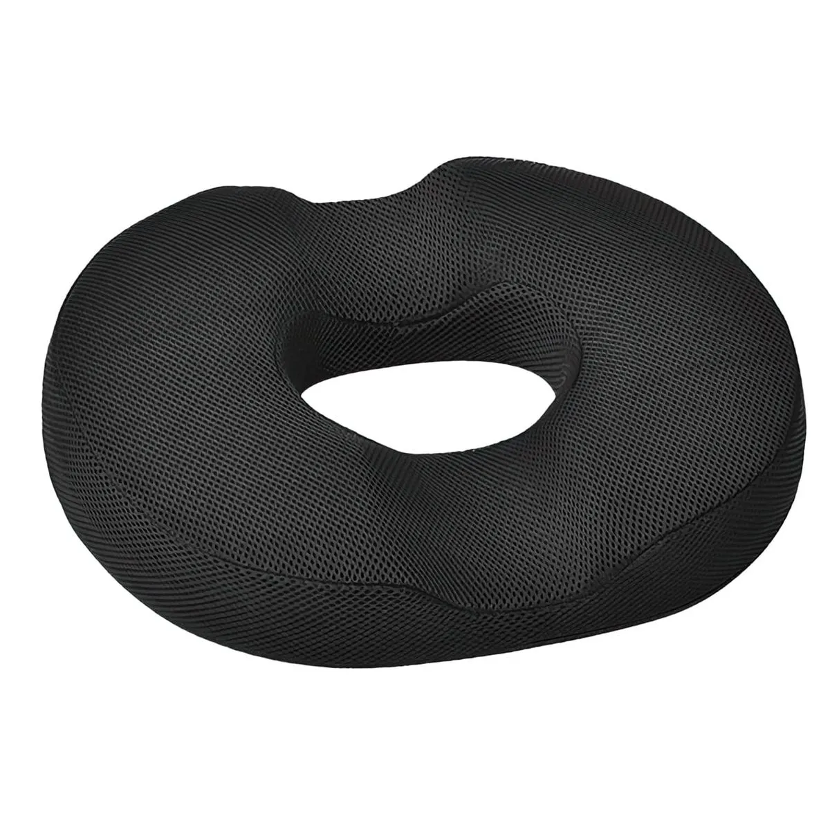 Memory Foam Chair Cushion Seat Cushion for Hemorrhoids Tailbone Pain Relief - Black