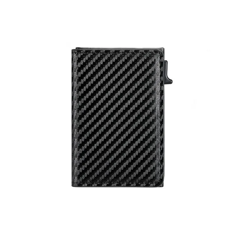 Slim Card Wallet Wallets For Men Aluminum Pop Up Wallet Coin Pocket
