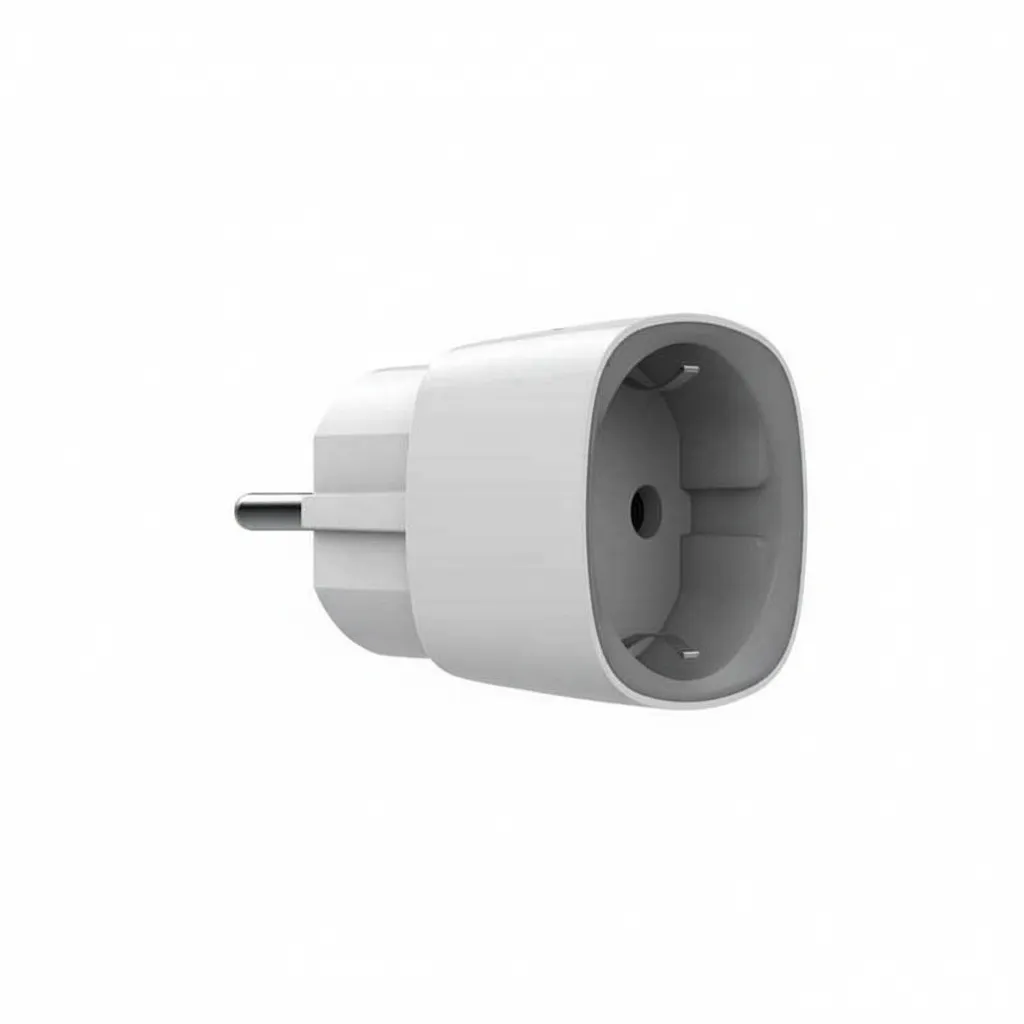 Smart White Wall Socket with Voice Control - 13A Electrical Outlet