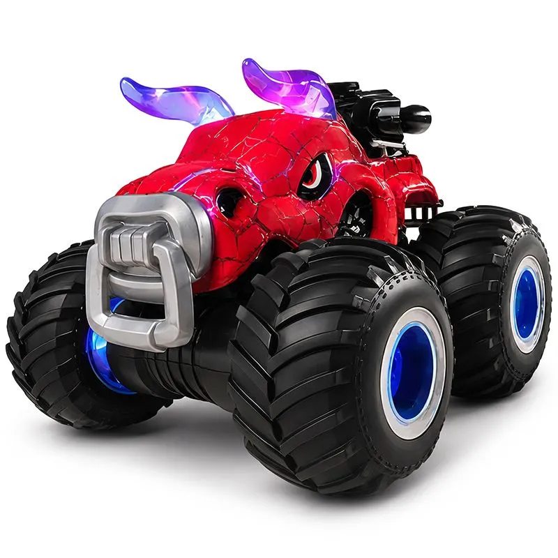 Bull Stunt Lights Spray Remote Control Car Drift RC Car Kids Toy Boys Gift