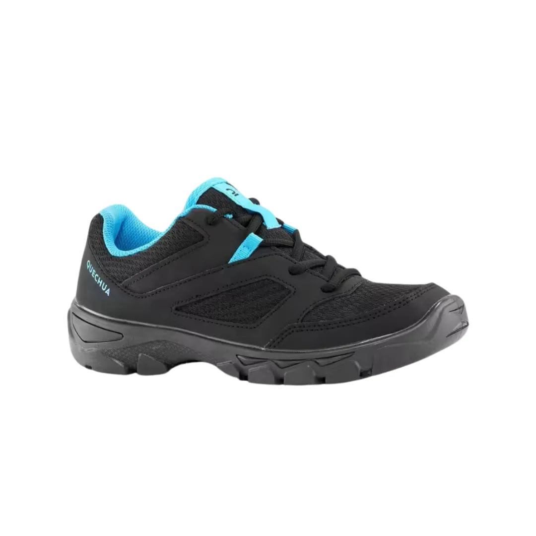 Quechua Children's lace-up hiking boots - NH100 Black -35-38