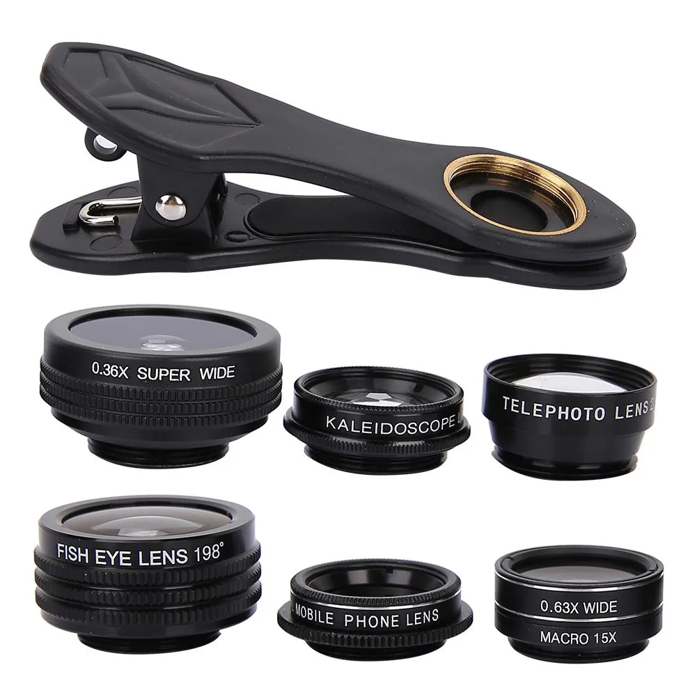 Phone Lens 7in1 Set Compatible with All Smartphones