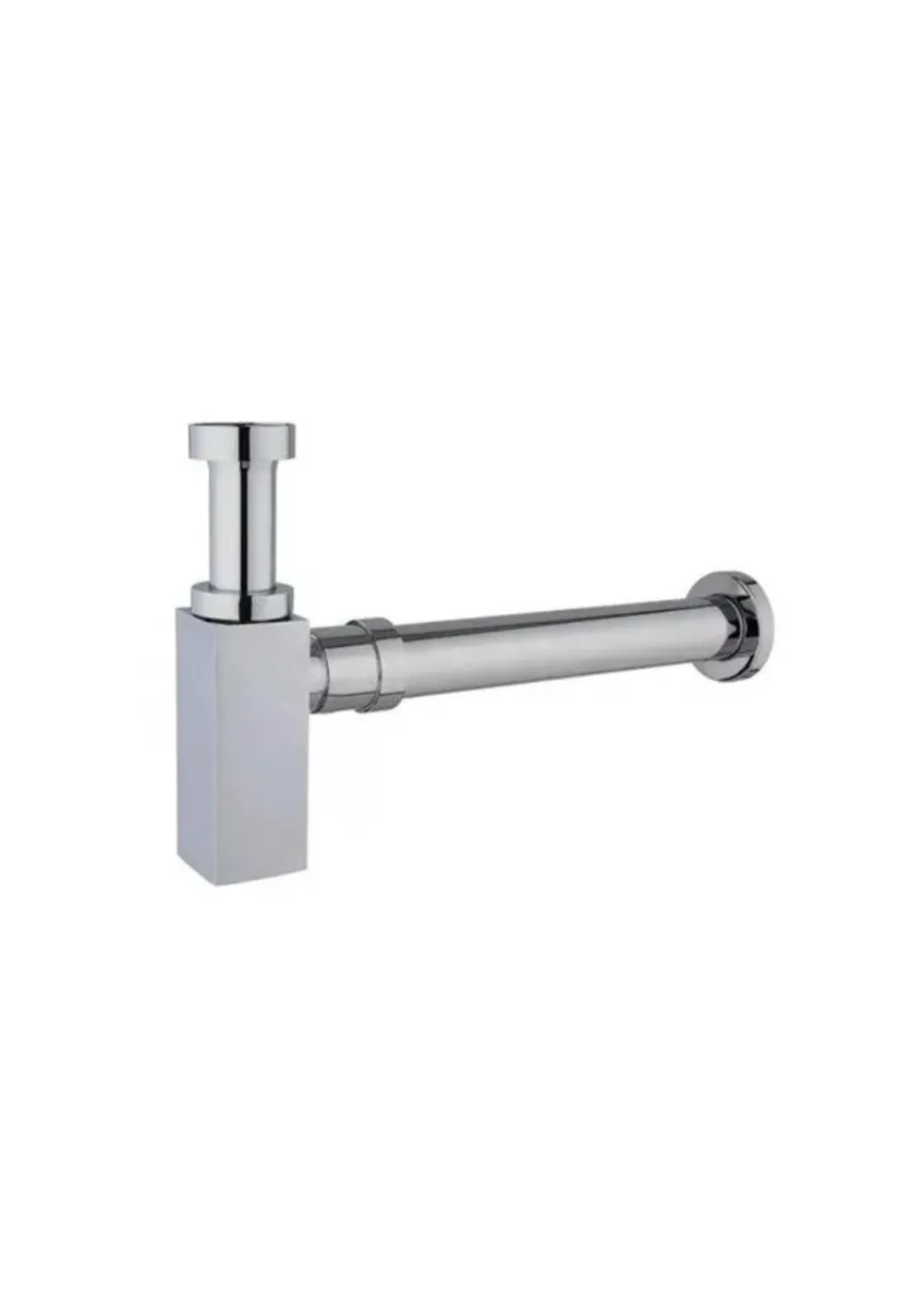 Exel Square Bottle Trap 32mm - Chrome