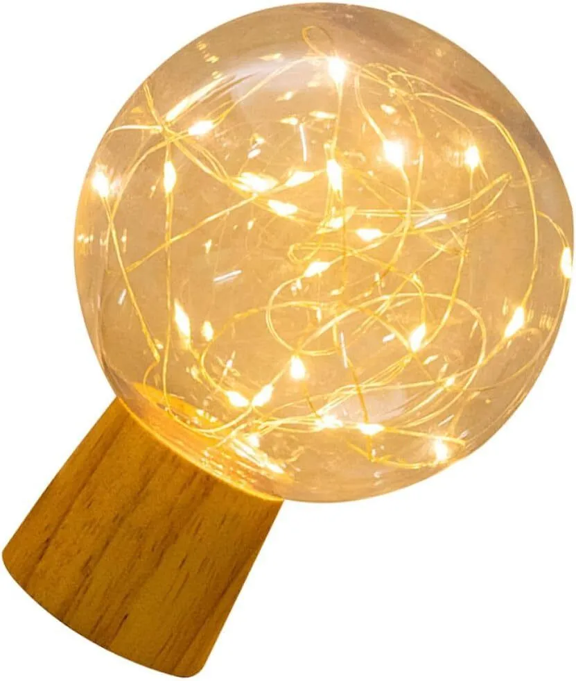 Creative LED Globe Night Lamp USB Powered Light for Bedroom Decorative