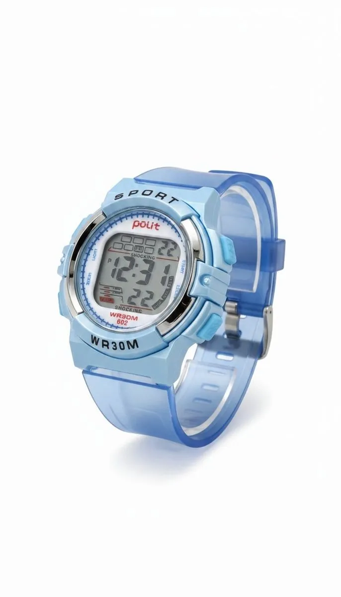 Polit Kids Sport Digital Watch 602 - Blue