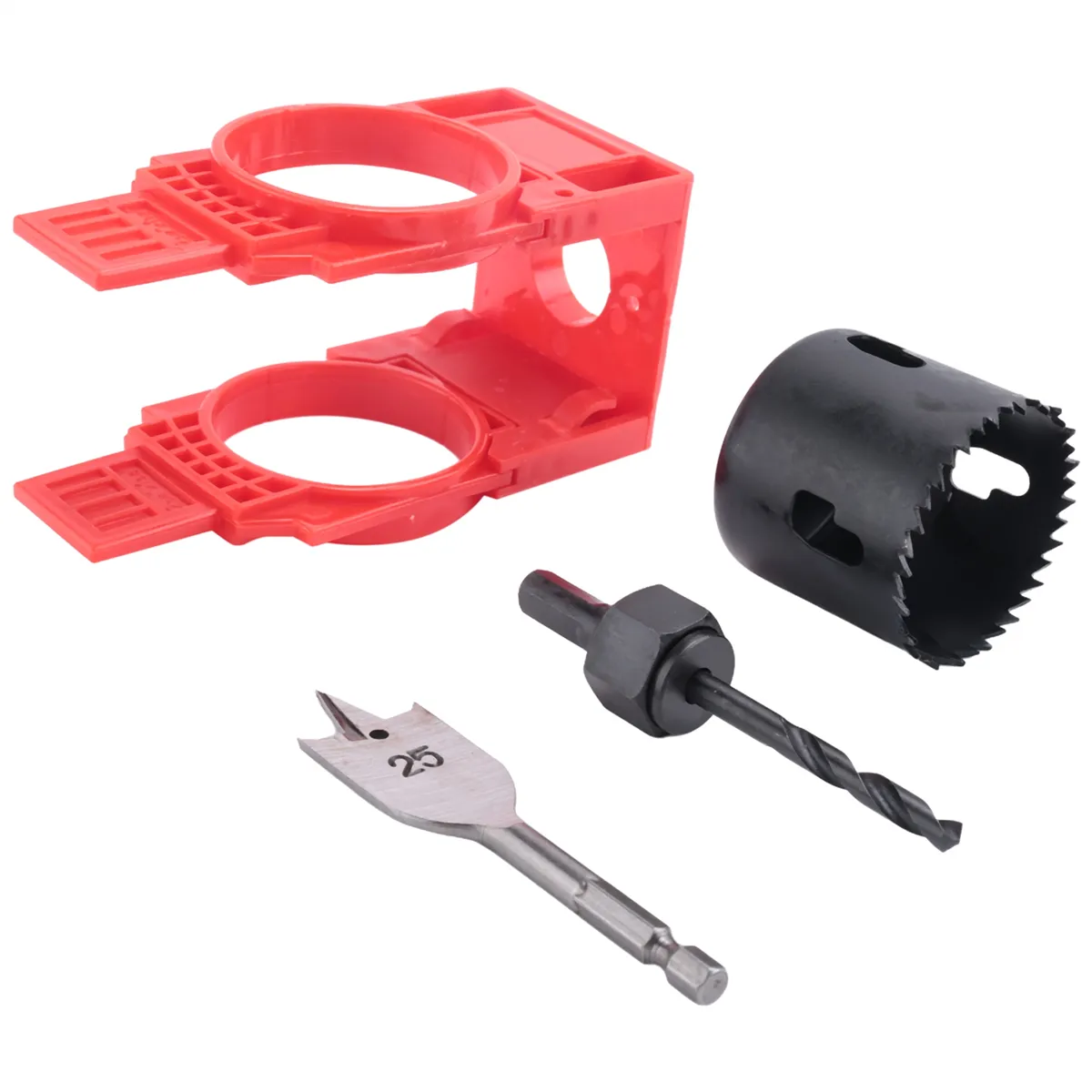Door Lock Installation Kit,for Deadbolts Locksets with Guide Template