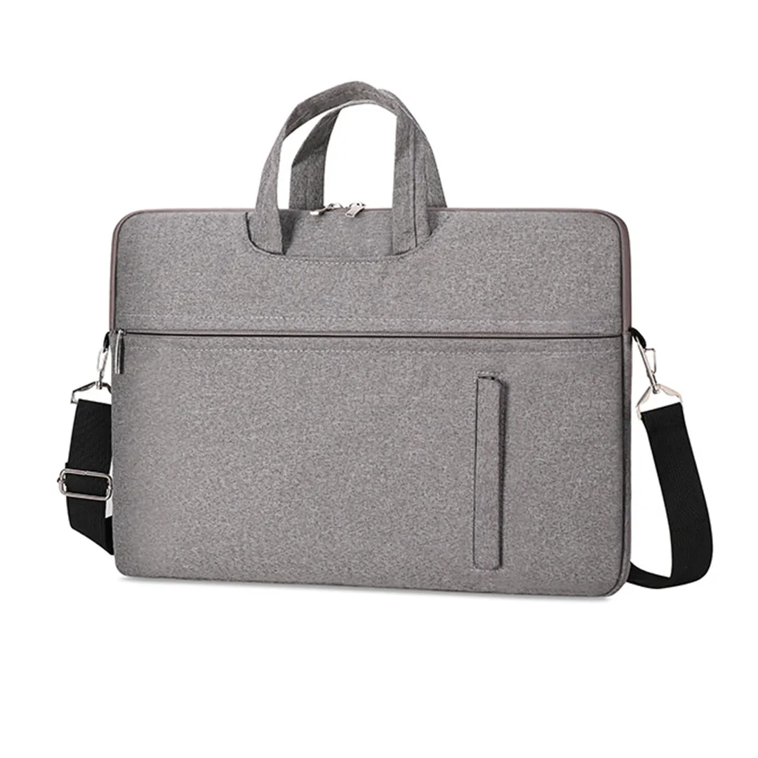 15.6 inch Laptop Shoulder Bag Waterproof Travel with Straps Luggage Belts