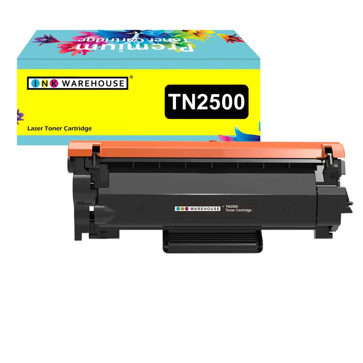 Ink Warehouse Compatible Brother TN2500 Black Toner Cartridge