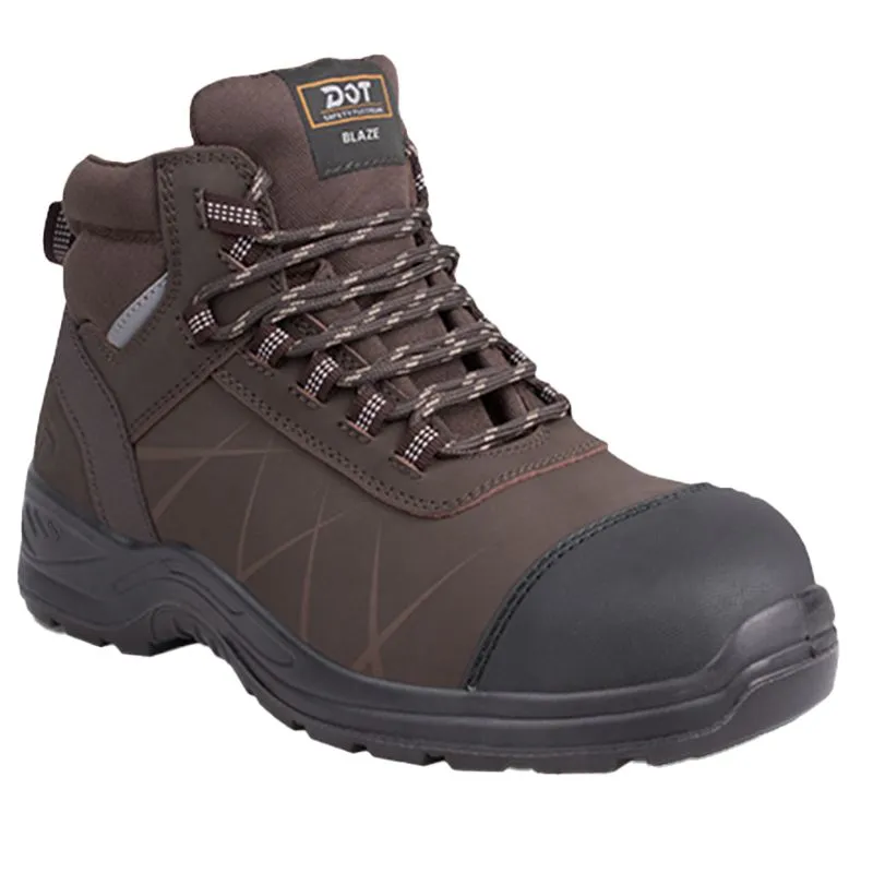 DOT Safety Blaze Hiker Boot Brown