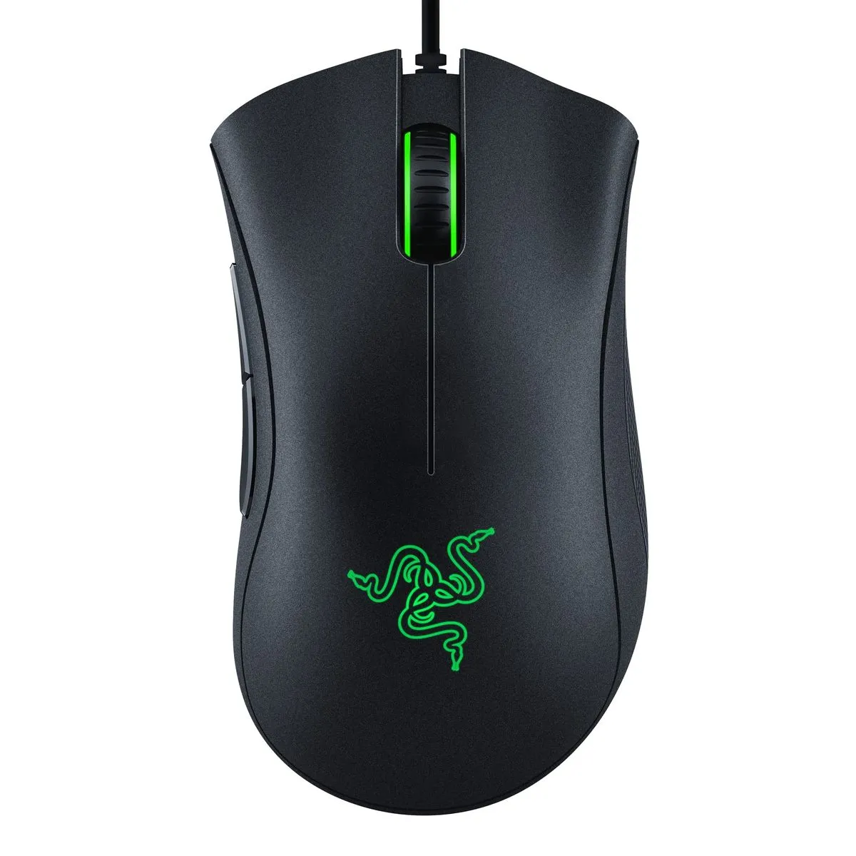Essential Gaming Mouse: 6400 DPI, 5 Prog Buttons, Mech Switches - Black