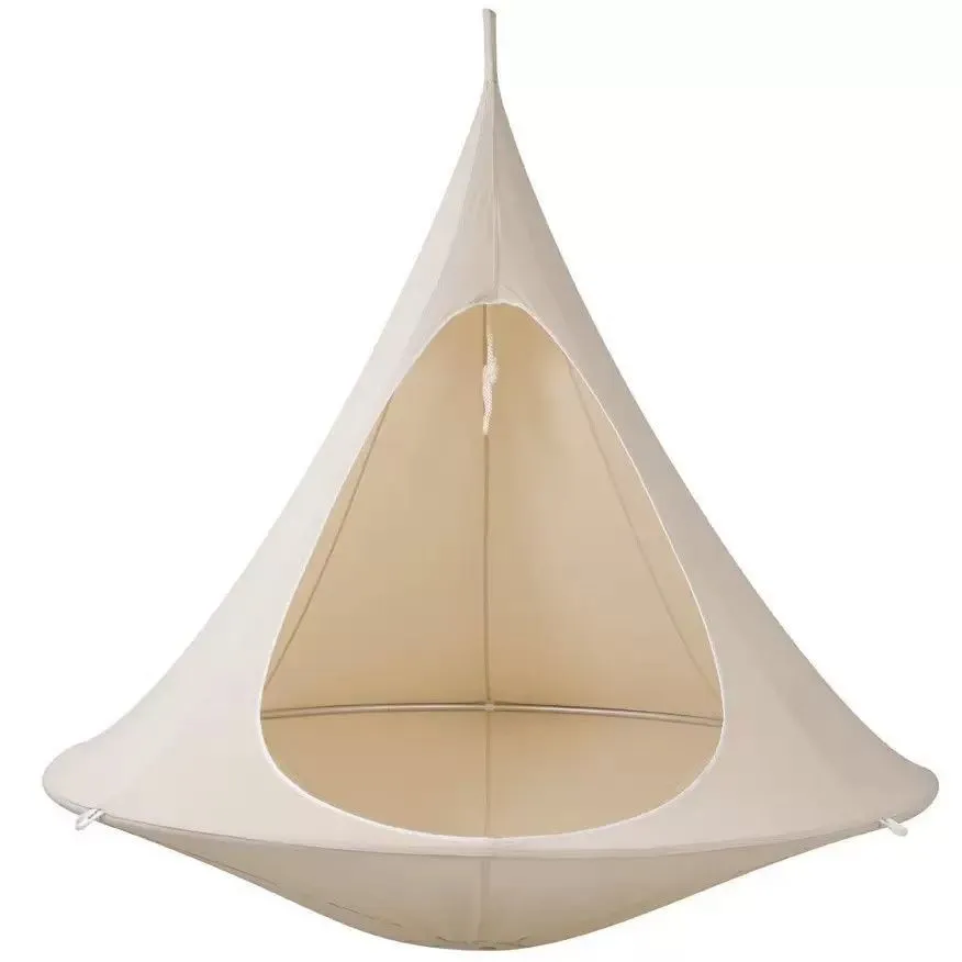 Indoor And Outdoor Cone-Shaped Flying Saucer Hanging Chairs