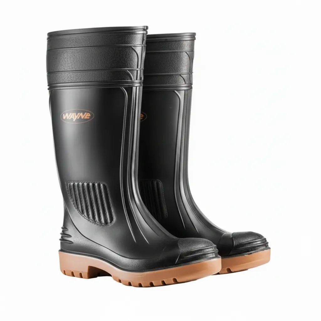 Gumboots Durable Knee-Length Rubber Boots S5 for Outdoor Use - 2 Pack