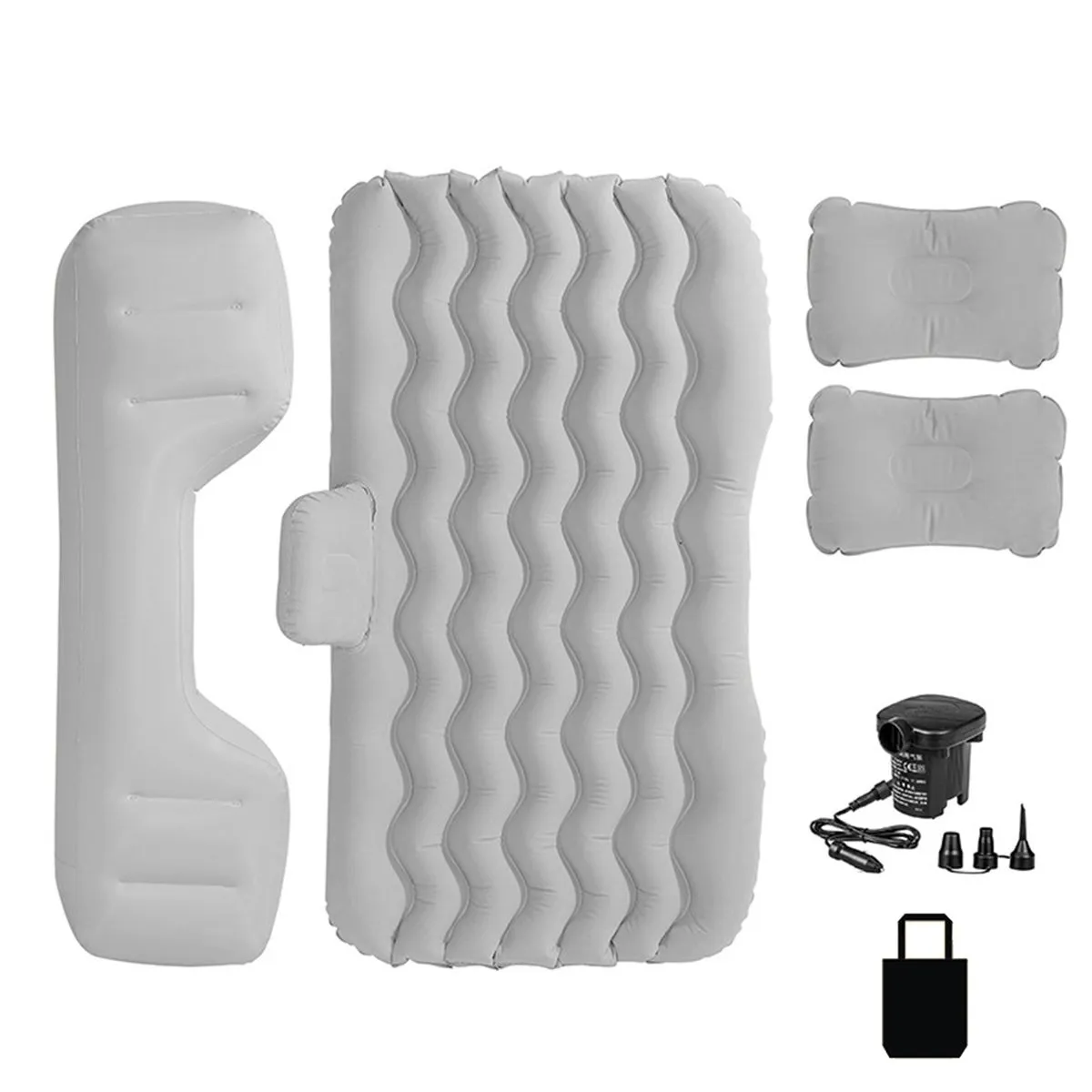 Car Inflatable Air Mattress With Long Support Foot Pier For Rear Seats