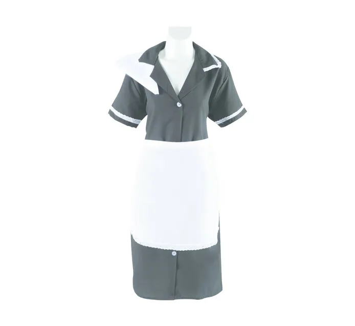 3 Piece Housekeeping Uniform Grey
