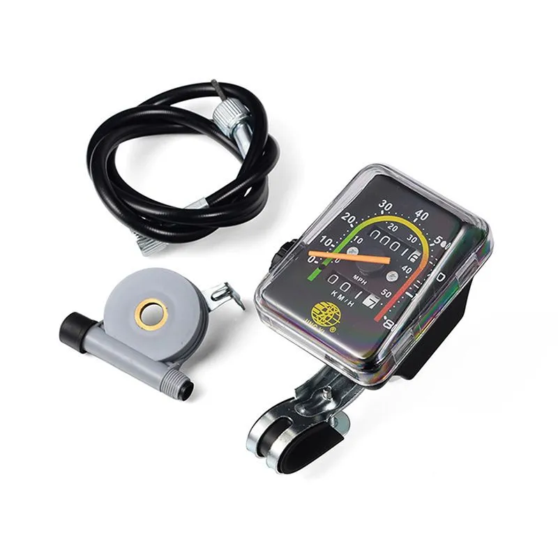 Mechanical Bike Speedometer, Bicycle Computer Speedometer