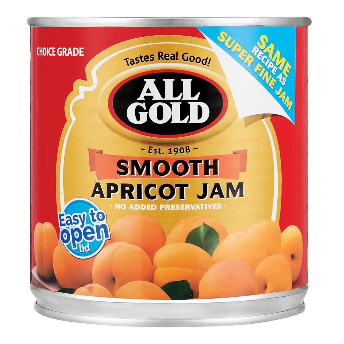 All Gold Super Fine Apricot Jam 900g