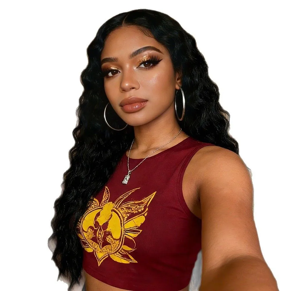 26 Inch Women's Wig Long Curly Small & Wavy Curls