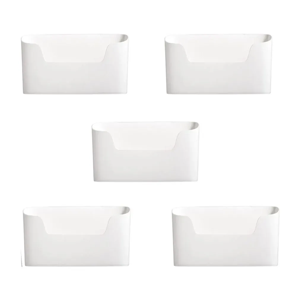 Kitchen Wall Mounted Sticky Storage Rack Cabinet Door Storage Box Drawer Sh
