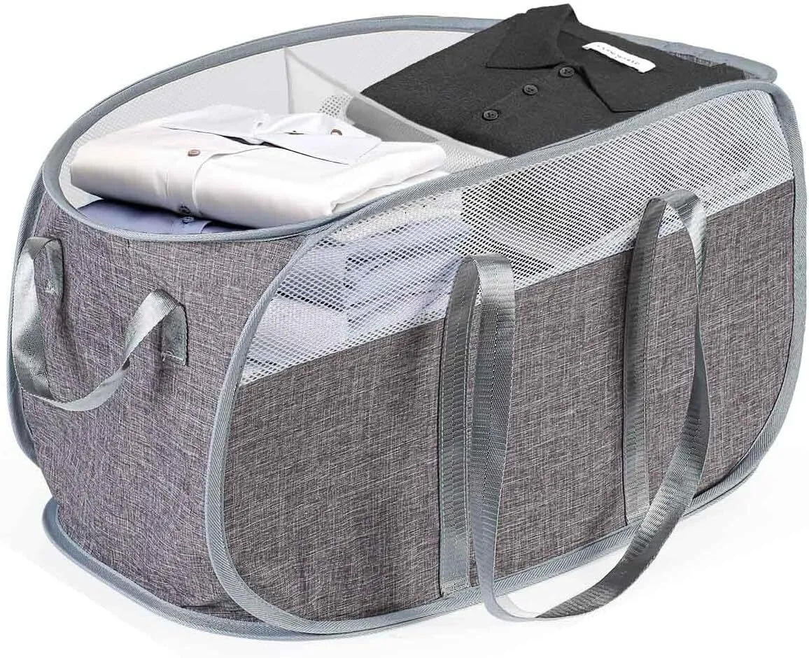 Foldable Laundry Baskets, Pop Up Laundry Baskets with Reinforced Handles