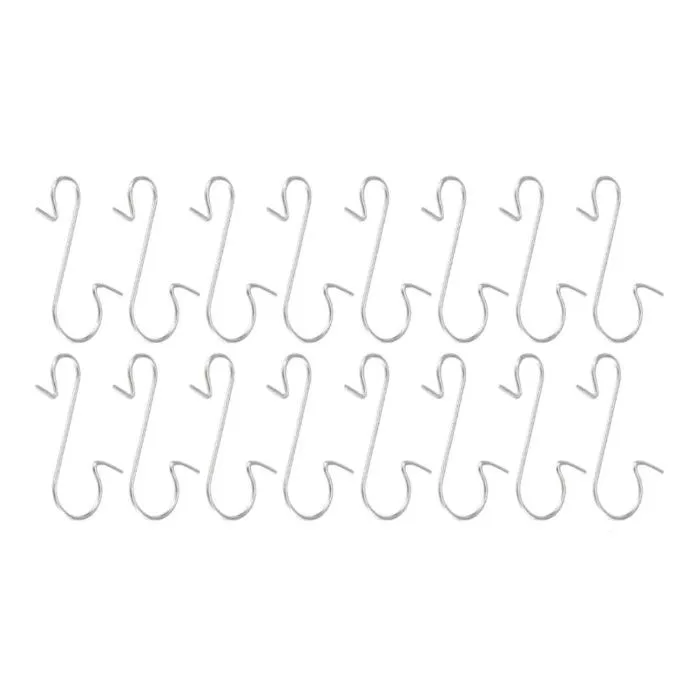 Christmas Tree Ornament S-Shaped Hooks - Set of 200
