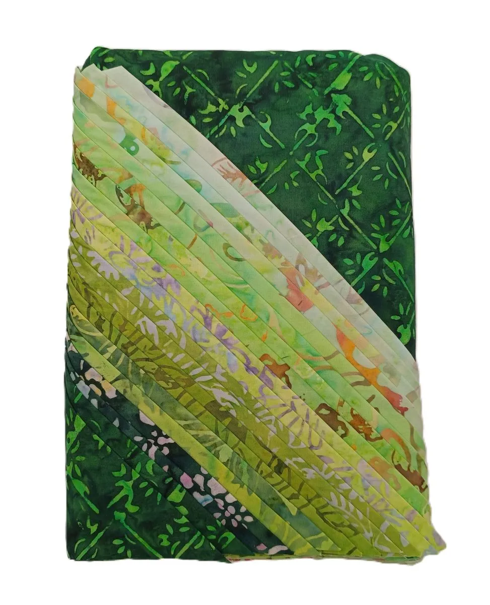 Quilters Basket Batik Fat Quarters - Frenchman Island