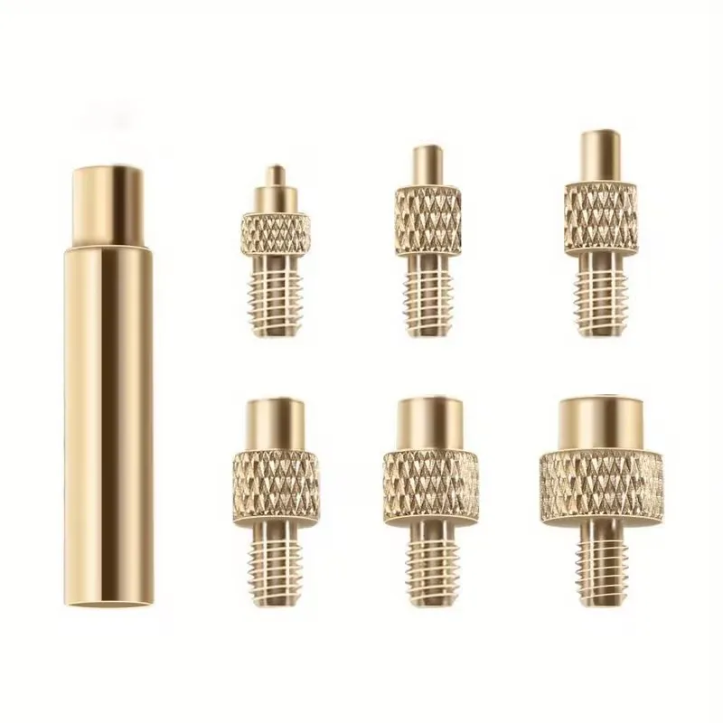 7 Piece Heat Insert Nut Kit (M2-M8) with Tool for 3D Printing