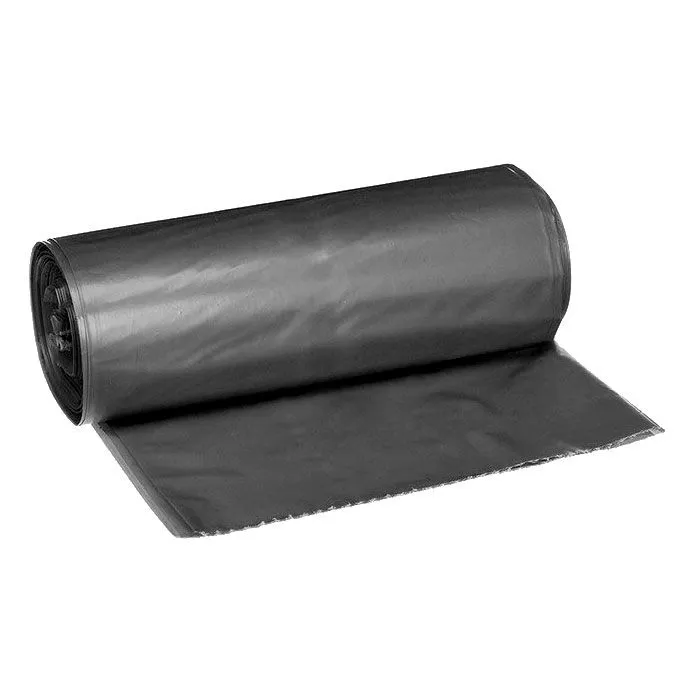 Black Heavy Duty Refuse Bags - 25 Micron - 20 Per Pack -5 Pack