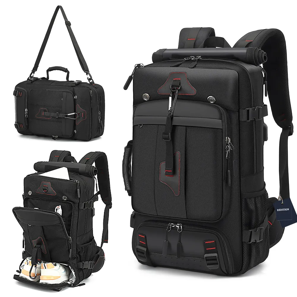 Redisson 60L Multifunctional Travel Backpack Waterproof Laptop Backpack