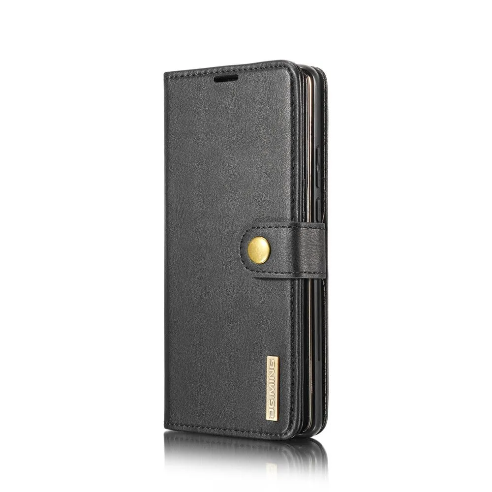 Detachable Magnetic Leather Flip Cover compatible with Huawei Mate 40 Pro - Black