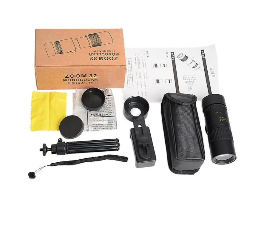 10-300x40 Zoom High-Resolution Monoculars (10-Pack)