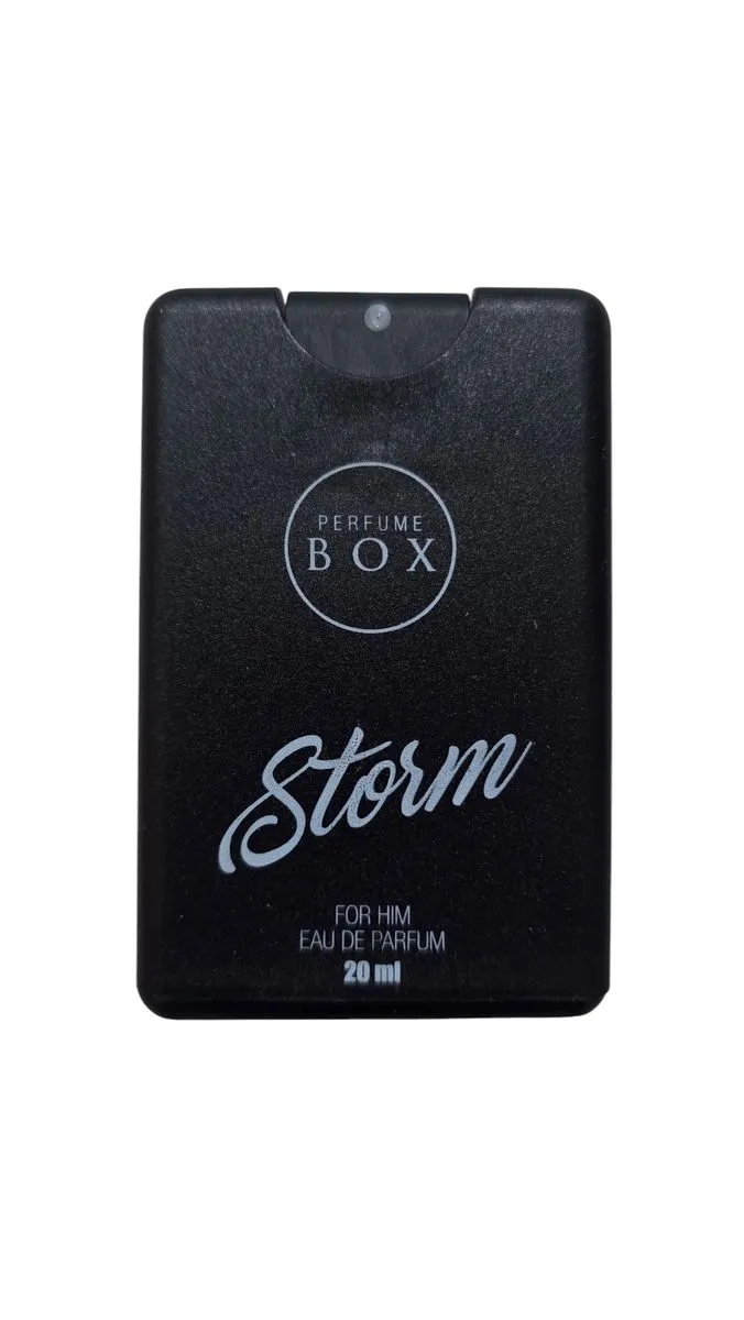 Perfume Box Storm for Him: 20ml Pocket Size Eau De Parfum Cologne