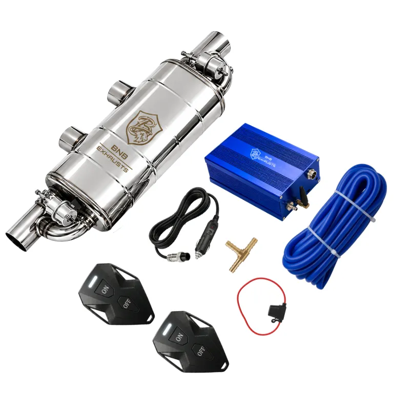 Dual In Dual Out Muffler 76mm