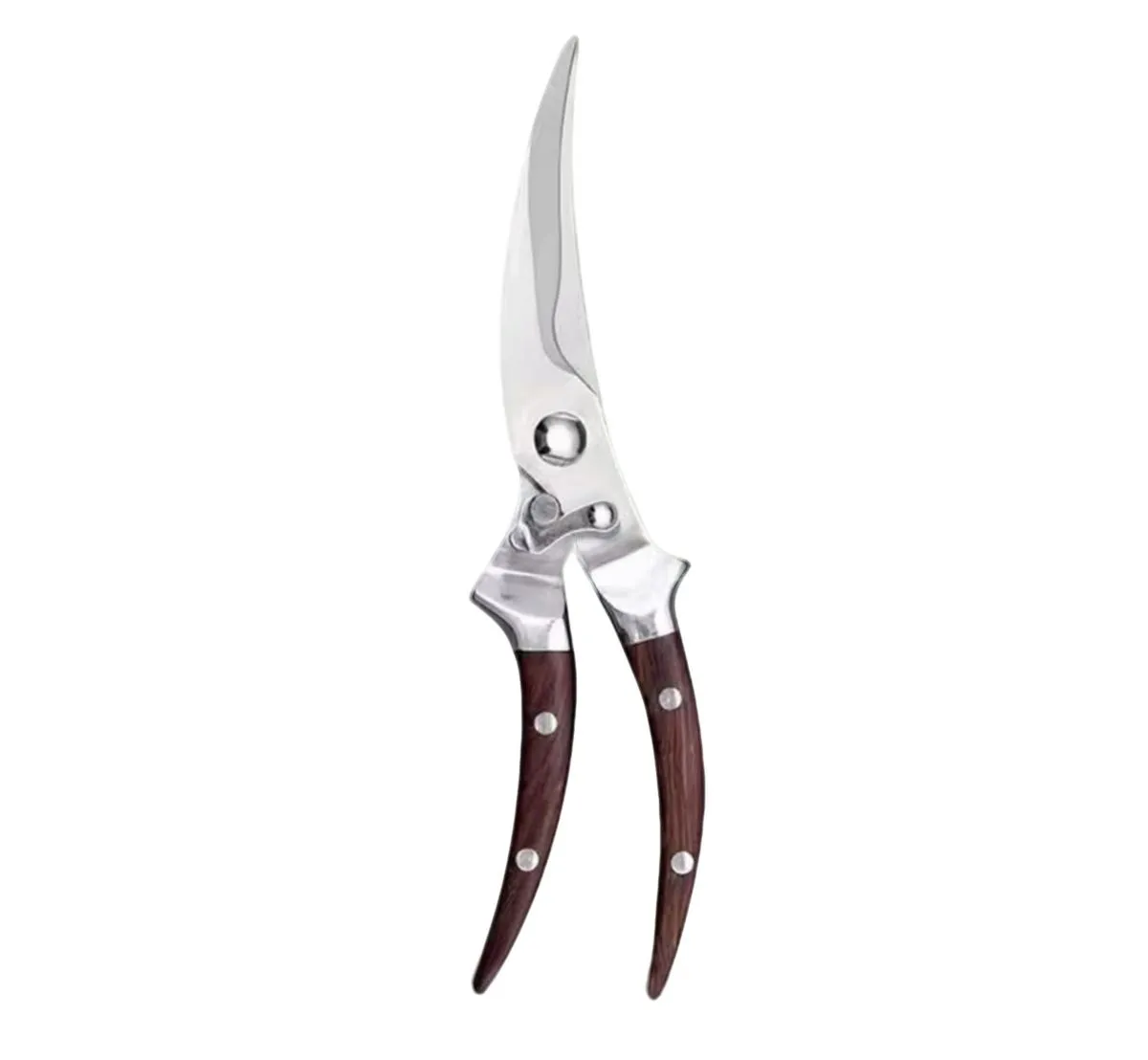 Heavy-Duty Stainless Steel Kitchen Shears - Multi-Purpose Meat Cutter
