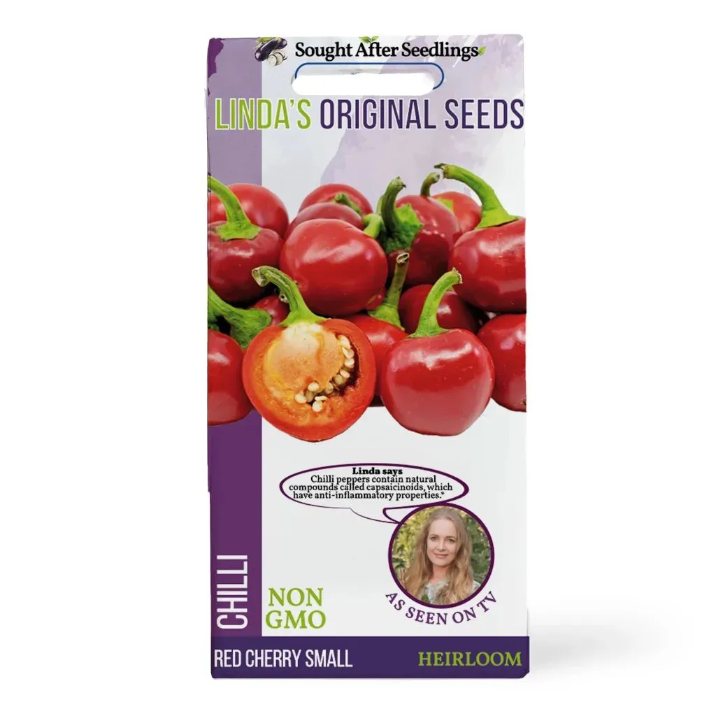 Linda's Original Seeds (2 Pack) - Chilli Red Cherry Small