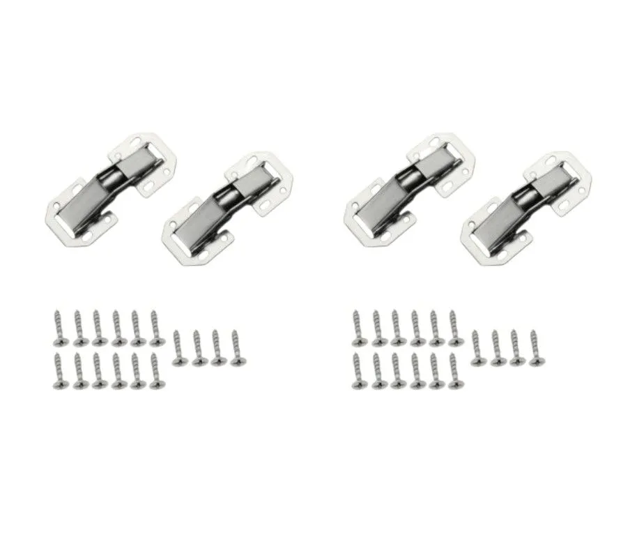 4 Piece Soft Close Cabinet Door Hinge Set With 32 Screws