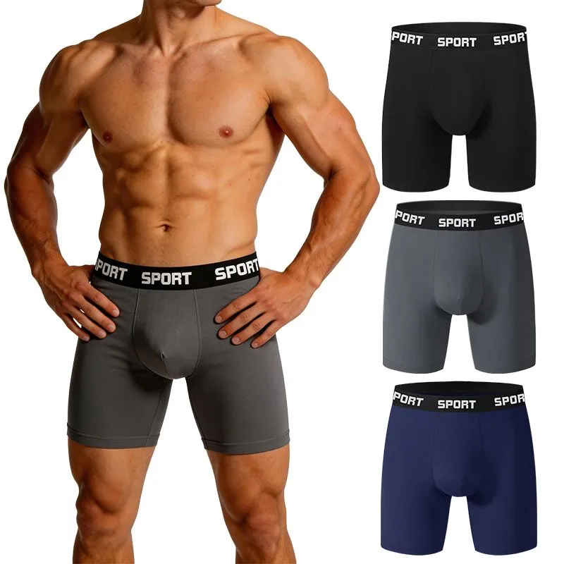 OYY Men's Boxer Briefs 3 Pack Breathable Soft Cotton Comfort Fit - M
