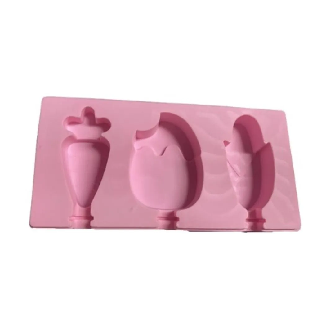 Reusable Silicone Ice Cream Bar Popsicle Mold