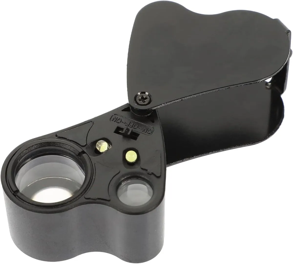 Led Jewelry Magnifier Magnification Portable Loupe Light for Cleaning