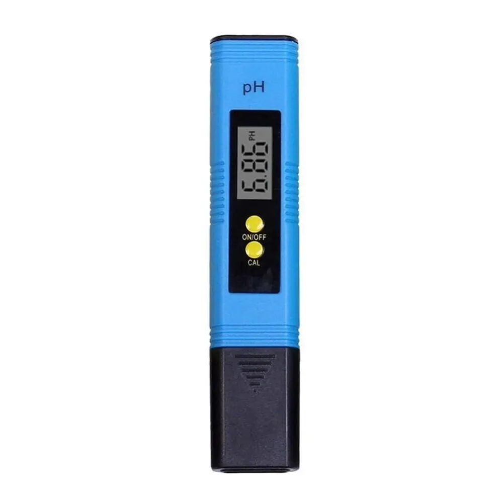 PH Meter, High Accuracy Pocket Size PH Tester - blue